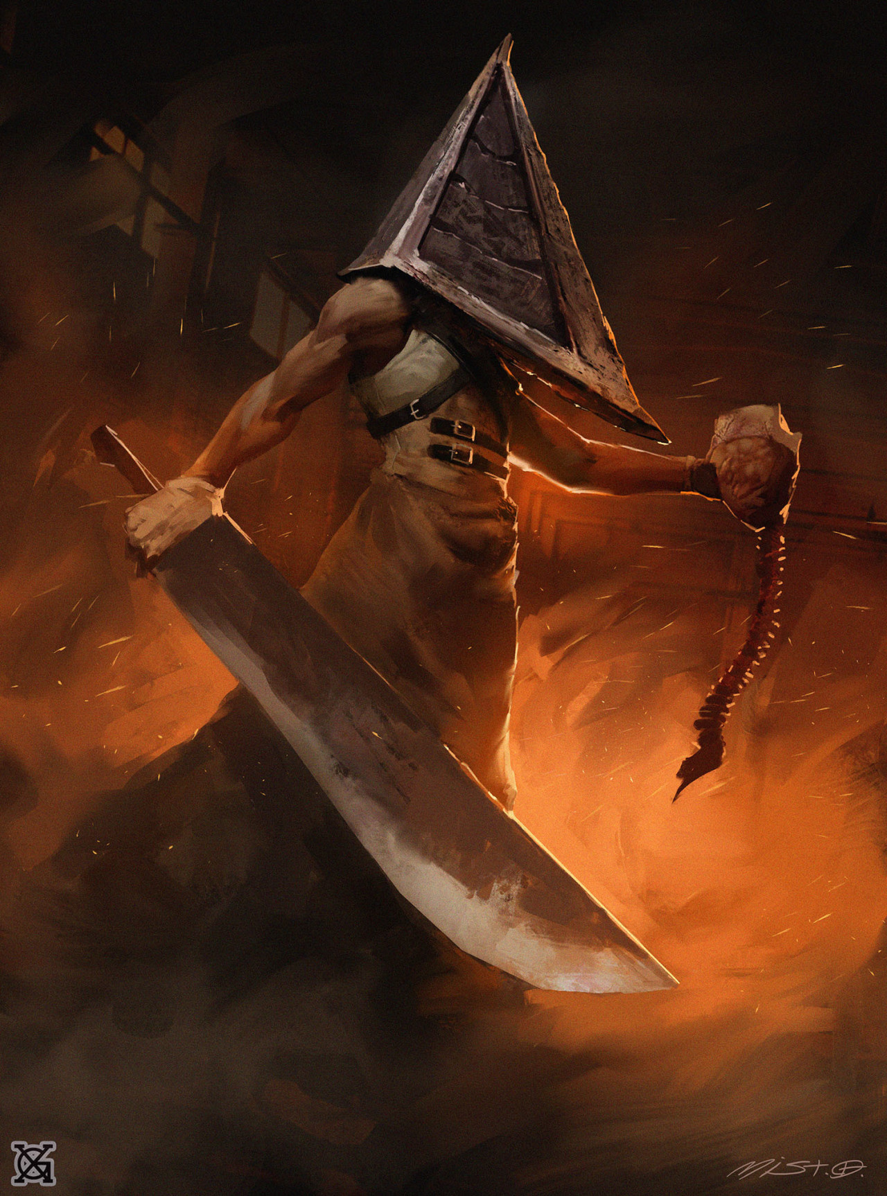 SIlent Hill Fanart :Pyramid Head by TatarBey, Character Art