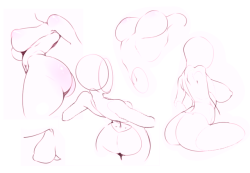 bunnsandbutts:i’m not posting much…have some doodles   ( ´Ӫ ` )  