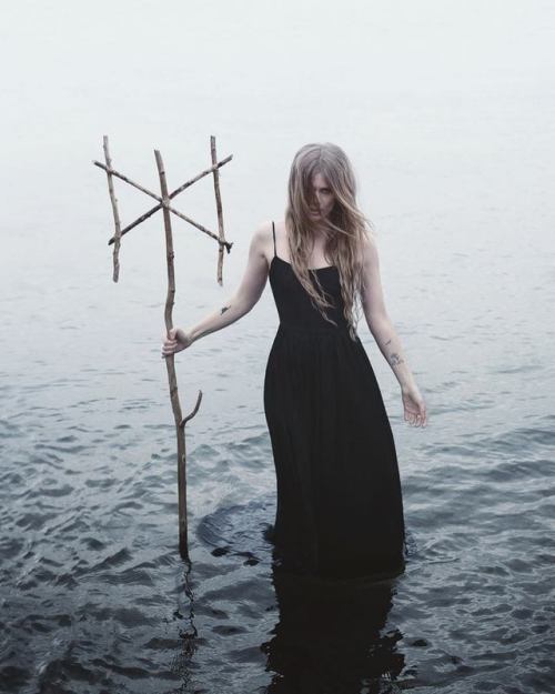 dariaendresen: Alternative cover for @myrkurmyrkur ’s Mareridt  Thrilled to have had the chanc