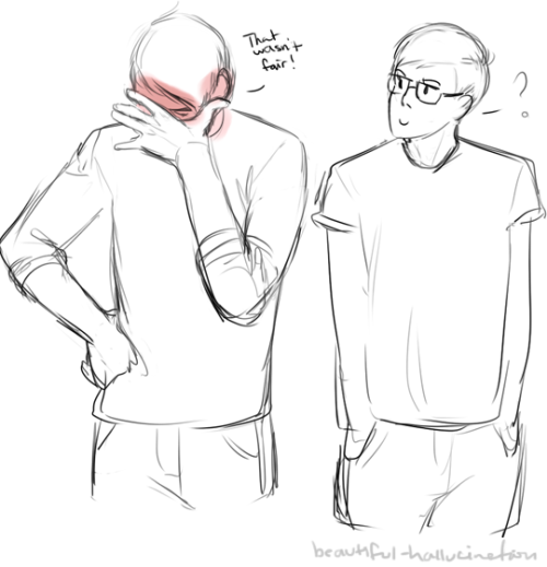 beautiful-hallucination: Phil’s like “lol sure Dan” I was too lazy to fix thi