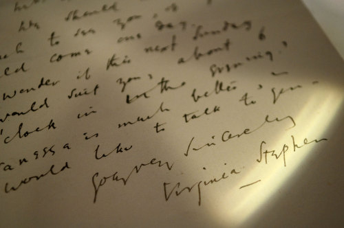 benkiemphoto:Assorted letters from Virginia Woolf at the Smith College Rare Book Room