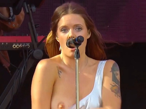 real-sex-contacts: Singer Tove Lo can’t stop flashing her tits! #tovelo #titflashw