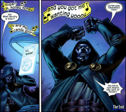 colonel-chicken:  Marvel Adventures Fantastic Four # 00 The time they defeated Doctor Doom with an Ipod. I’m sorry but that’s fucking awesome.  I know that feel, Doom! They do that to me with movies too.