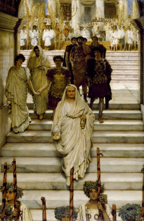 Sir Lawrence Alma-Tadema - The triumph of Titus: AD 71, The Flavians