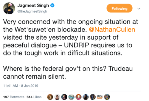cheekyskunk:allthecanadianpolitics:It appears that only NDP and Green politicians are showing any co