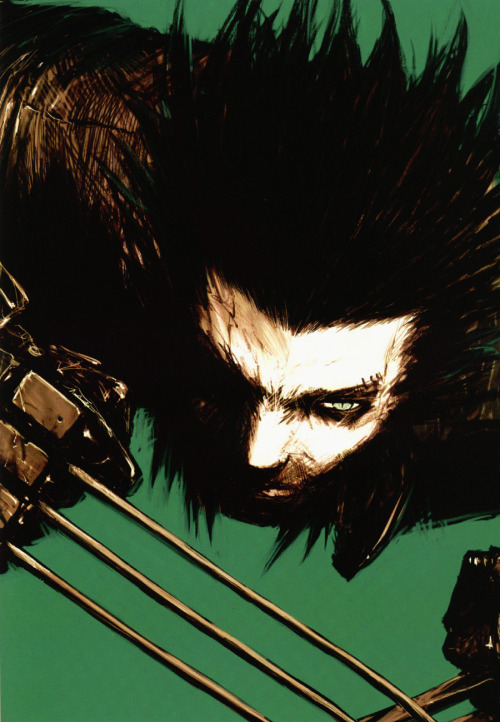 ryuseigum:  Illustrations by Tsutomu Nihei (Wolverine: Snikt!)