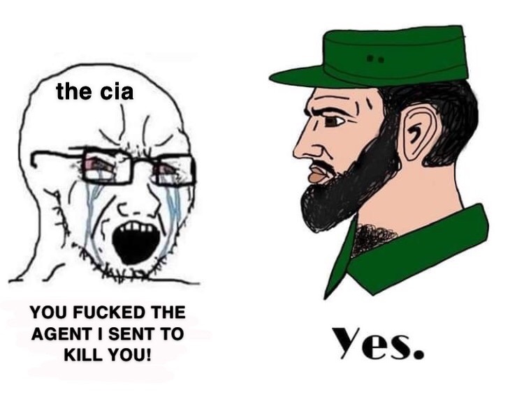 manletguevara: lesbianshepard:  lesbianshepard: sometimes i remember that the CIA