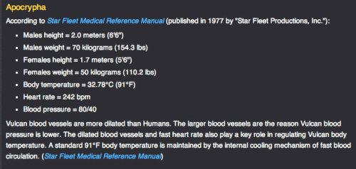 dragonsigma: museaway: In case anyone is interested, I use the Vulcan body temperature from the Star