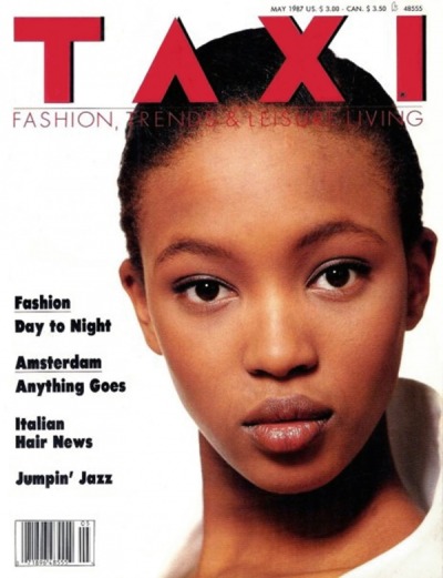 Naomi Campbell Taxi Magazine Us May 1987 Tumbex