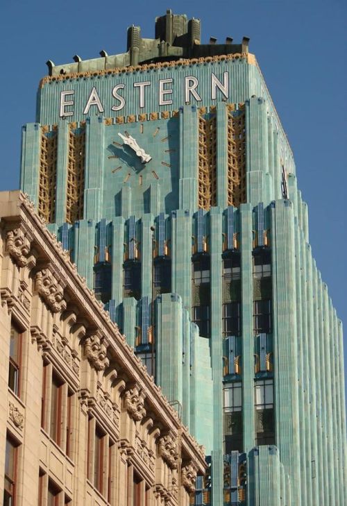 fusiondesignvintage: Eastern Columbia Building also known as the Eastern Columbia Lofts by Claud Be