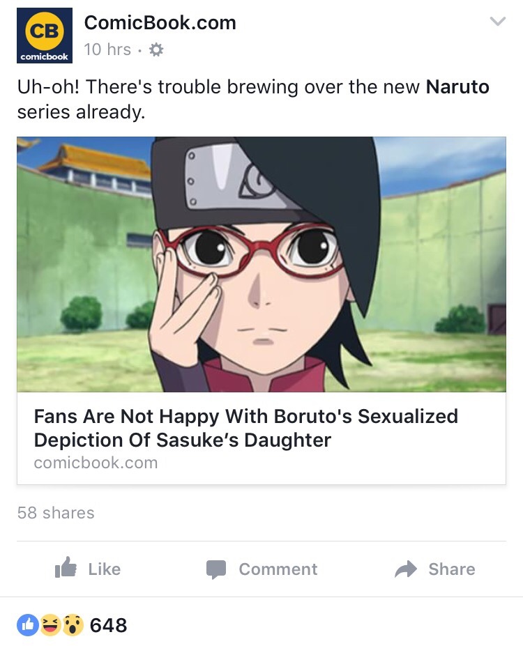 Fans Aren't Happy With Boruto's Sexualized Depiction Of Sasuke's