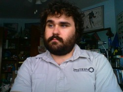 90percentunrelated:  I’m so biz cas in my Aperture Laboratories polo  Also, I have a job now.