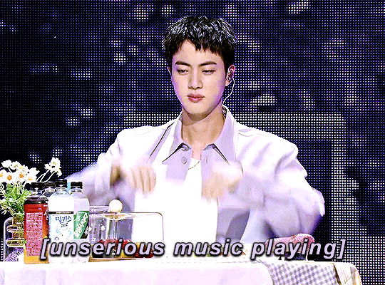 Calm Down Heart, Stop Racing! - Kim Seokjin (cr.)