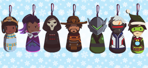 aquilaofarkham: overwatch: winter wonderland + ornament sprays happy holidays!