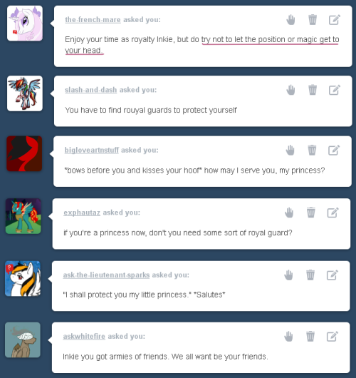 ask-inkieheart:  Aw, I’m just kidding… I would like some snacks though 5/10 9  X3! Oh dears~