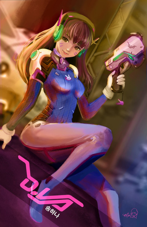 I redid my DVA pic. I pretty much used the same pose and structure but painted over the whole thing 