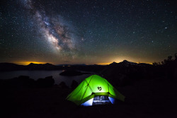 brutalgeneration:  Milky Way at Crater Lake,