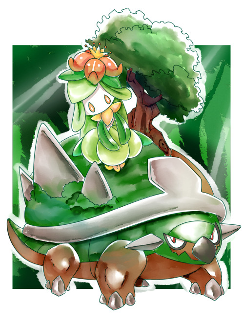 Pokemon 20th Anniversary TrialDay 3 - Favorite Grass Type PokemonTorterra and Lilligant