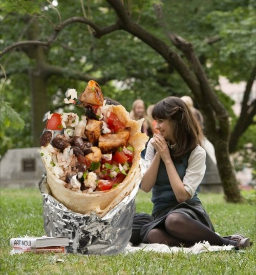 thatfunnyblog:  Classic romance scenes improved with a Chipotle burrito Funny Stuff you like?