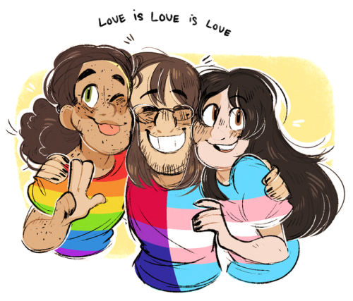 1floweredcrown: i wanted to draw this for pride month but… rip….  anyway, here&rs