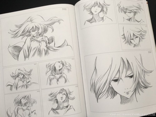 fuku-shuu: From my copy of The Art of Tadashi Hiramatsu - the renowned animator (Also critical to titles such as Akira, Neon Genesis Evangelion, Tengen Toppa Gurren Lagann and Yuri!!! on ICE) shares his original key animation sketches of Mikasa in the