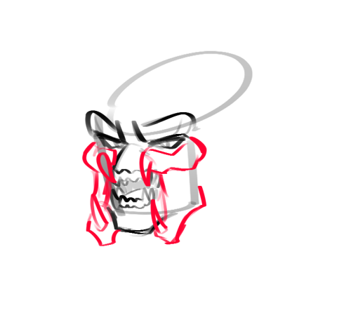 Out Of Genuine Curiosity, What's Your Process For Drawing Yautja Faces? It's Been Like, Over A Year Since
