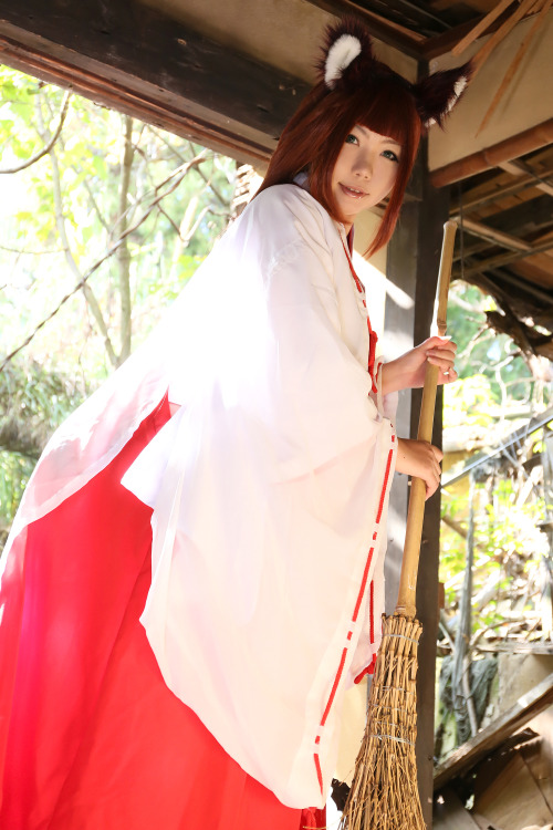Cute Cosplay GIrl Higurashi Rin (Kitsune-Chan 3) 1-8