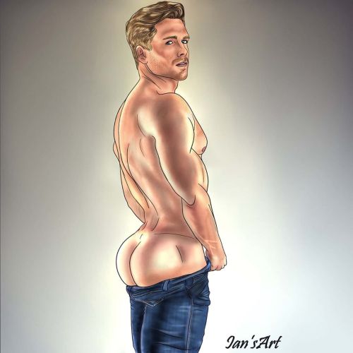 iansmaleart:Sexy Steven Edward Dehler 🔥🌶️🍑😉😊 #iansmaleart #gaytoon #eroticmaleart #gayhot #musclegay #homoeroticart #maleart #digitalartwork #hotart #hotinjeans #malepinups #queerillustration #gayartist #gayart #gayartwork  (hier: Hamburg,