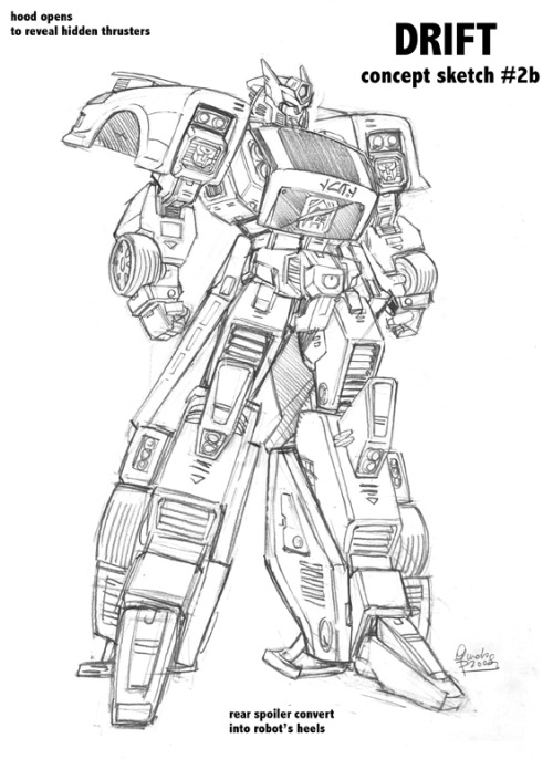 ryallsfiles:  Pretty cool knowing a Transformer that was created by IDW creators Shane McCarthy and Guido Guidi for our All Hail Megatron series got drafted to the big leagues — Drift, the first IDW-created Transformer, appears in today’s Transformers: