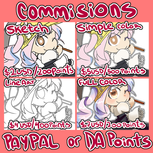 CHIBI COMMISSIONS!I Do: Your OC, Furry, Antro, Mecha, your friends&hellip;ALL