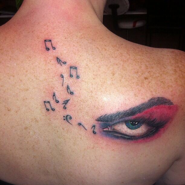 fuck no bad tattoos: the original bad tattoo blog — Apparently it's Adam  Lambert's eye… but the...