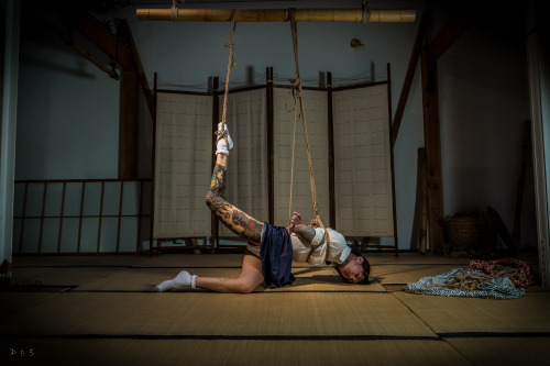 strictly-dirtyvonp:  Me tying @kitiza-perche Photos by : D-B-S Session 1/3 