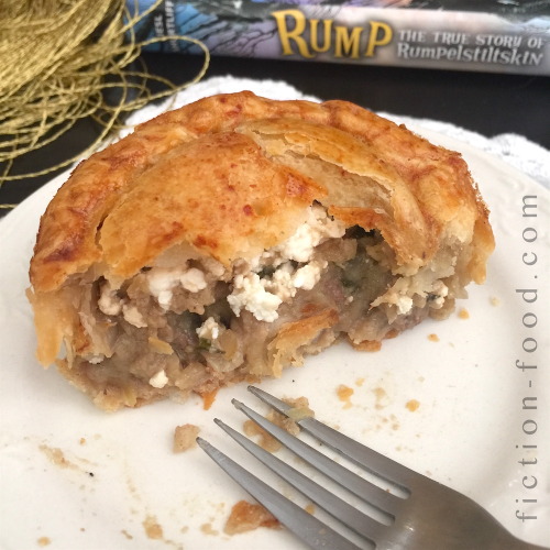 Rump Steak, Apple, &amp; Goat Cheese PiesInspired by Rump: The True Story of Rumpelstiltskin by Lies