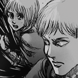 trashnolia:    Jean: Armin…even if I can see the battlefield clearly, I can never predict any kind of twist…in the end we’ll still be depending on you… (…)   Don’t cry again, alright? Believe that you’ll find the perfect chance!   Armin: