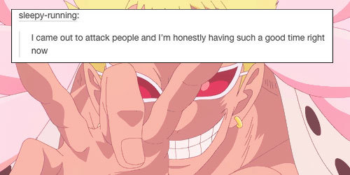 zetsuuen:  One Piece Text Post Meme feat. Doflamingo