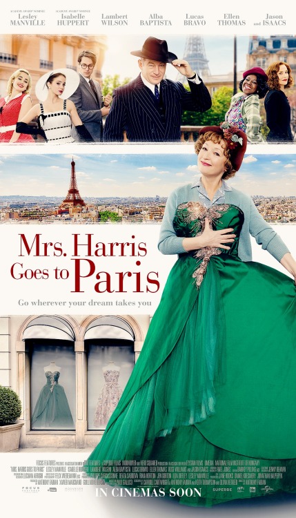 verypersonalscreencaps: MRS HARRIS GOES TO PARIS: new poster! (2022, dir. Anthony Fabian) with LESLE