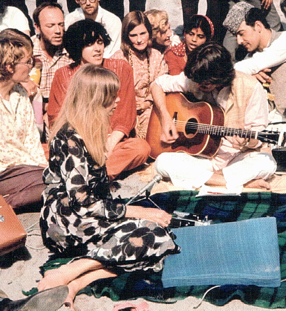 silverhairspray-blog-blog: The Beatles in India, 1968. Pattie Boyd, Mia Farrow, Donovan,