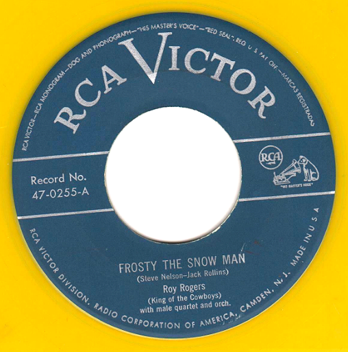 classicwaxxx:  Roy Rogers “Frosty The Snow Man” / “Gabby The Gobbler” Single