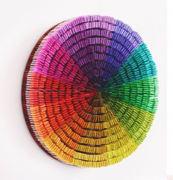 homedepot:  Color wheel wall art, handmade to blow your mind. thd.co/15gK1id