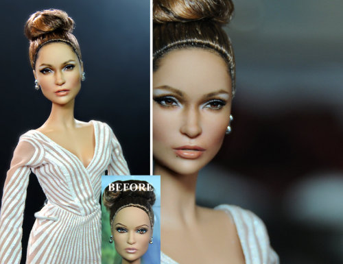 thegreatdestroyerdruid:  hipsterthugz:  Noel Cruz custom repaints factory dolls into life like works of art. Recently his Katniss Everdeen custom painted doll sold on eBay for Ū,500. Check out his work here [X]  I’d kill myself for these 