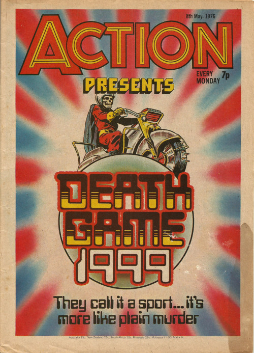 Porn photo Cover to Action comic 8th May, 1976 (IPC