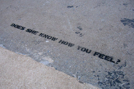 Porn   Sidewalk Psychiatry, Candy Chang    photos