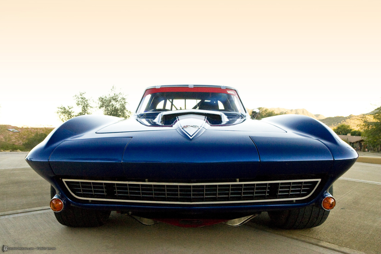 desertmotors:  1967 Chevrolet Corvette 427ci-435HP Tri-power Coupe, Pickett Race