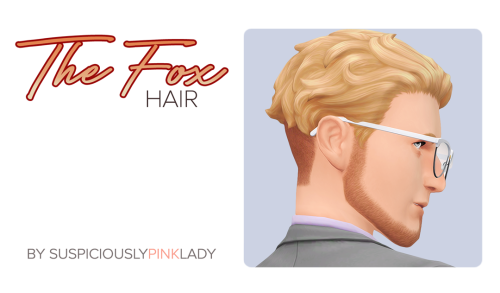 suspiciouslypinklady: “The Fox” Hair  A gift for the kind and lovely @quiddity-jones​ ! This shaved