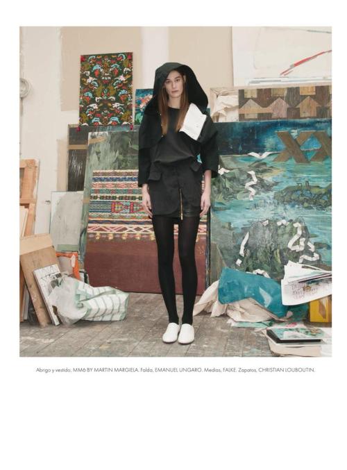 &lsquo;Arte Moda&rsquo;, Caroline Farneman by Joe Lai, Elle Mexico, April 2014