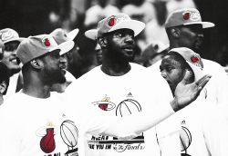 fuckyeahteamlbj:  Eastern Conference Champs! 12 down 4 to go!!