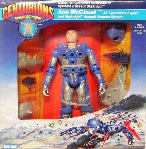 1980sactionfigures:Ace McCloud - Centurions (Kenner) One of my favorite action figures.