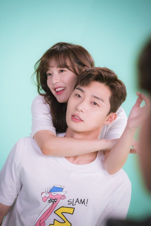 parkseojoon1216:[MAKING] Park Seo Joon and Kim Ji Won for Fight for My Way teaser filming