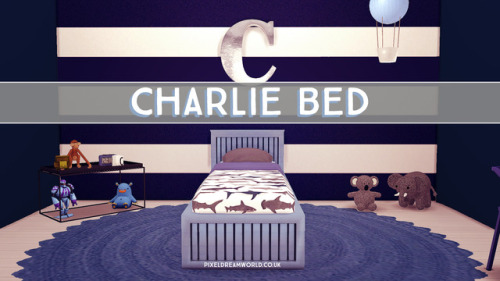 pixeldreamworld - Charlie Bed♥ NEW MESH BY ME♥ BED FRAME ONLY♥...