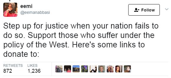 blackness-by-your-side:  more links to donate here: https://www.hrf.org.uk/appealformosul/https://www.justgiving.com/crowdfunding/Fatima-HYhttps://www.gofundme.com/YemenStarvationCrisishttps://getinvolved.unrwausa.org/give/127346/#!/donation/checkout